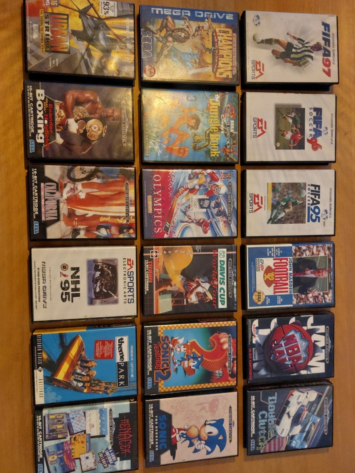 Sega Mega Drive spellen 18x, Spelcomputers en Games, Games | Sega, Gebruikt, Mega Drive, Overige genres, 3 spelers of meer, Vanaf 3 jaar