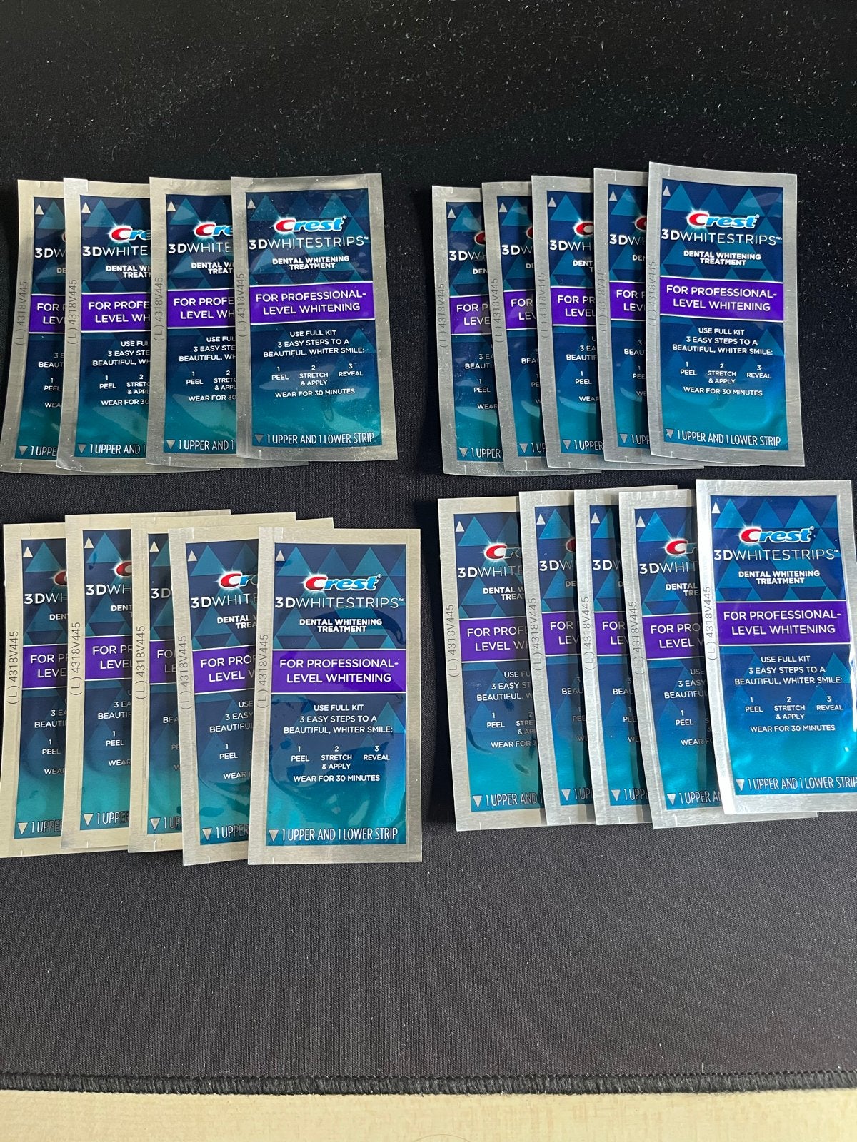 Crest 3D Whitestrips Professional Level Whitening (19 stuks), Ophalen of Verzenden, Nieuw, Overige typen