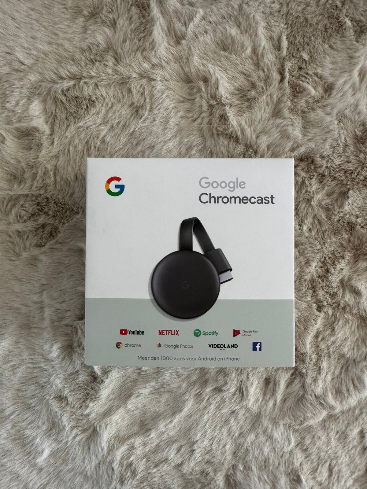 Google Chromecast V3 - Compleet!, Audio, Tv en Foto, Ophalen of Verzenden, Zo goed als nieuw