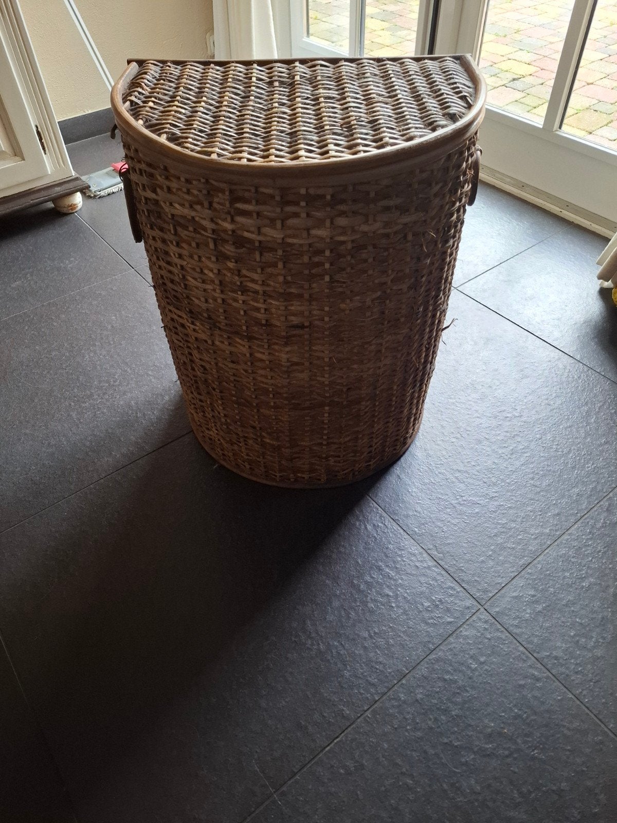 Wasmand, Huis en Inrichting, Ophalen of Verzenden, Rond, Riet