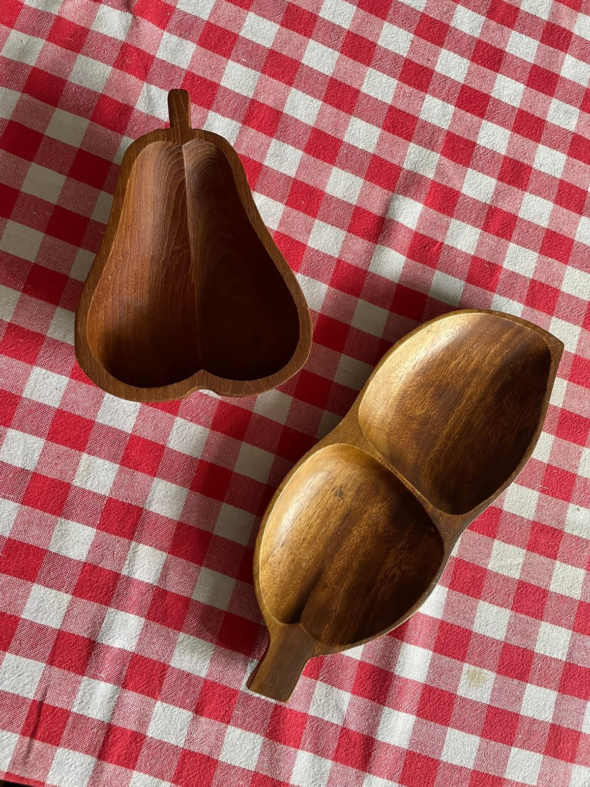 Vintage retro teak schaaltjes, Verzamelen, Retro, Ophalen of Verzenden, Huis en Inrichting
