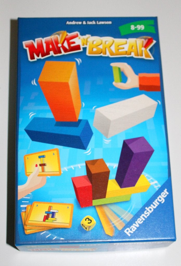 Ravensburger Make 'n Break 2-4 spelers (8+), Ophalen of Verzenden, Zo goed als nieuw, Ravensburger, Reisspel