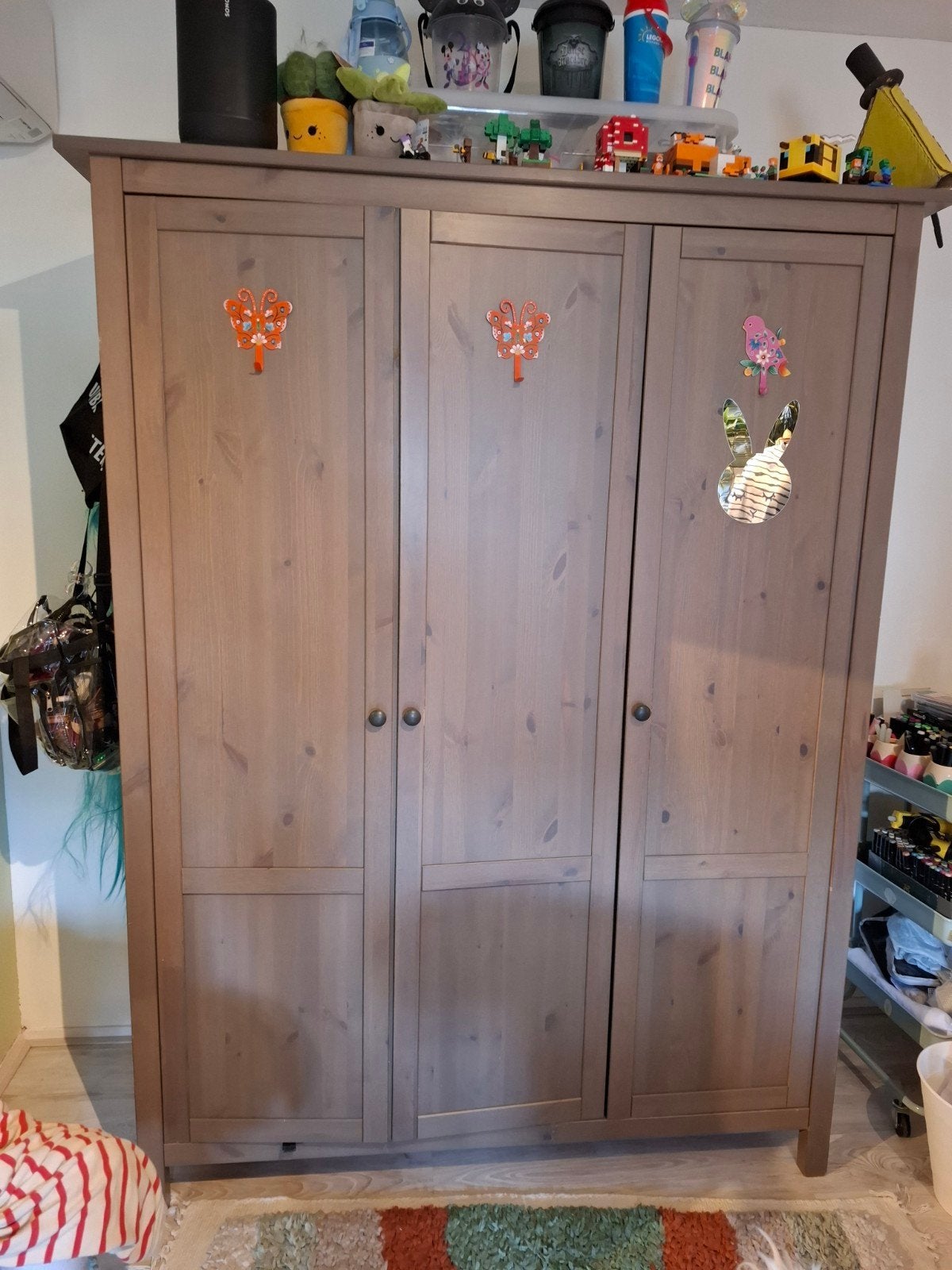 Kledingkast Hemnes Ikea bruin, Ophalen, Gebruikt, 100 tot 150 cm, 150 tot 200 cm