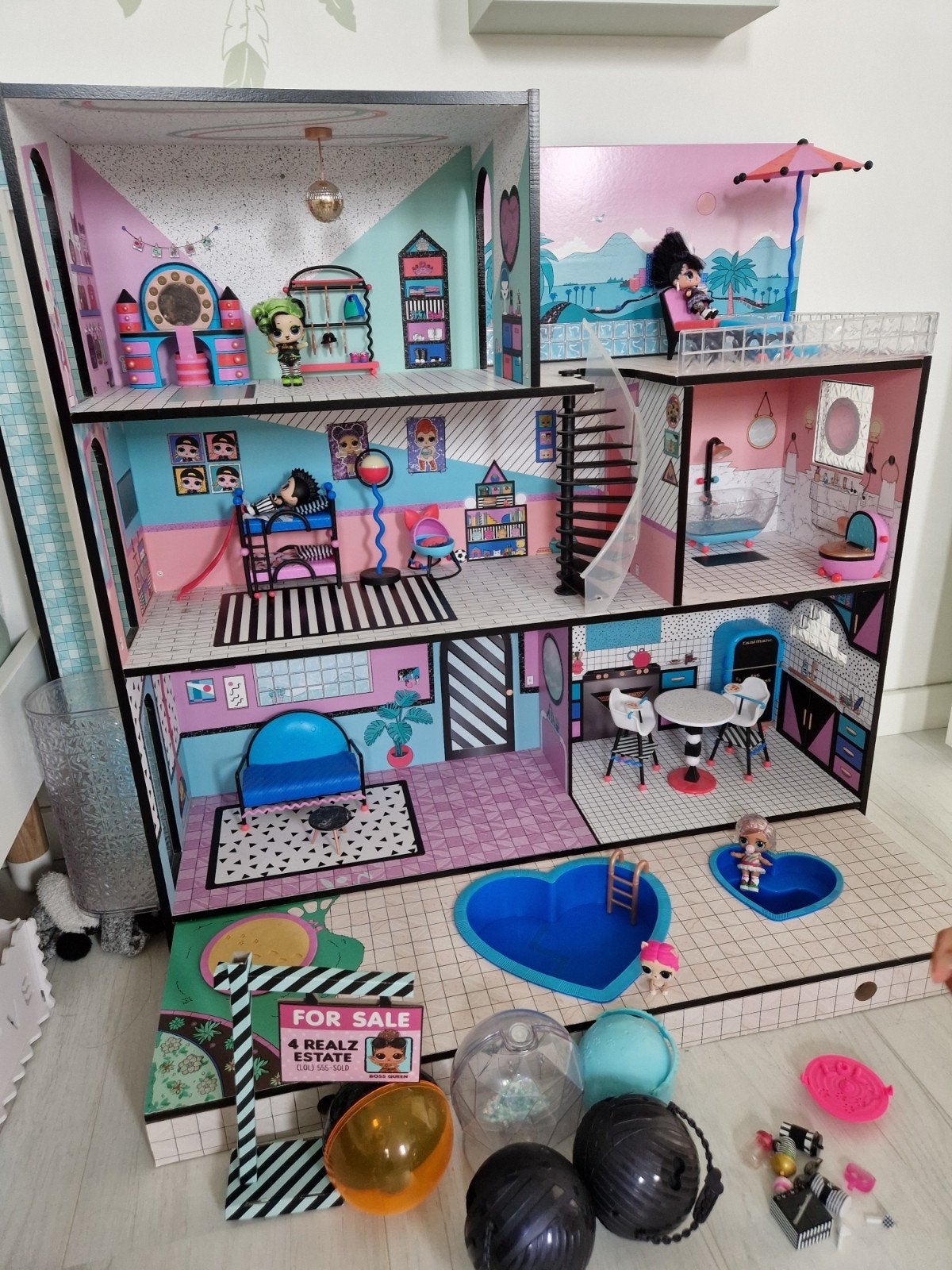 LoL poppenhuis compleet, Kinderen en Baby's, Ophalen, Zo goed als nieuw, Poppenhuis