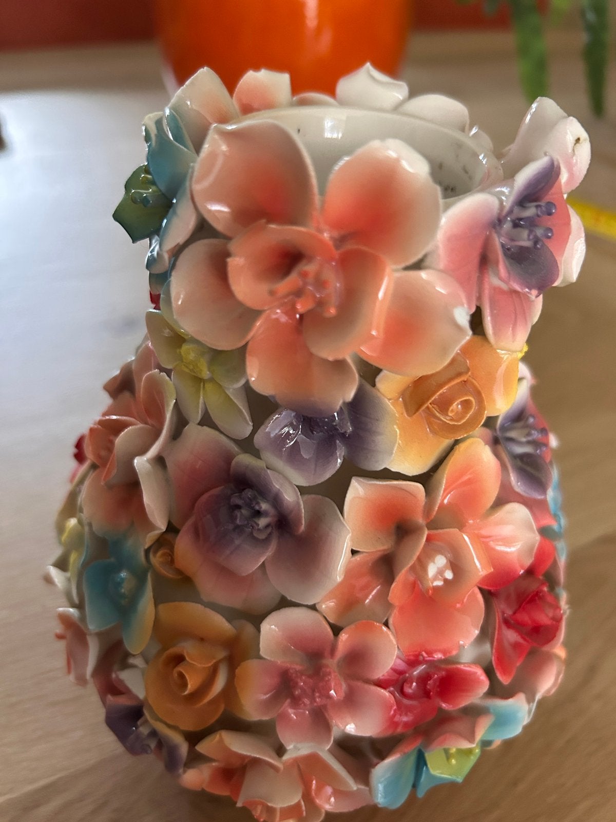 Des Pots bloemen vaasje 17cm, Ophalen, Gebruikt
