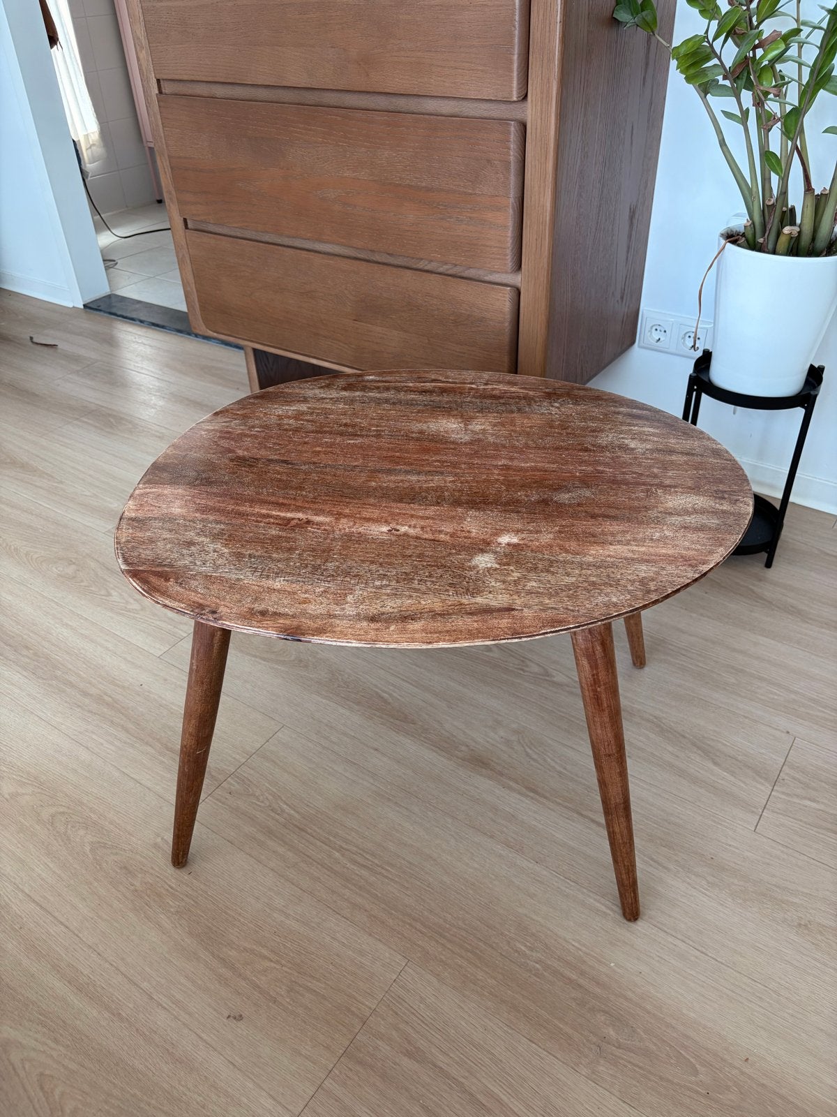 Zara Home bijzettafel, hout, Ophalen, Gebruikt, Vierkant, 50 tot 100 cm