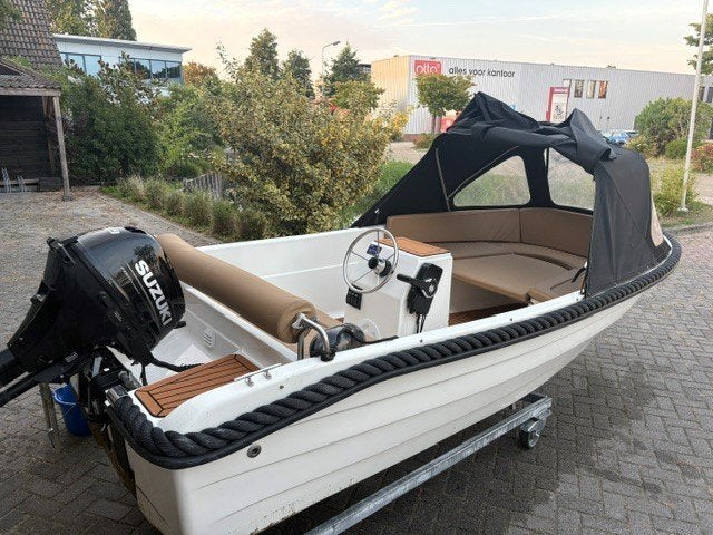 Lioness -Naute 455 met suzuki 9.9 & buiskap, Watersport en Boten, Ophalen, Gebruikt, Rondzit, Verkoop@vanleewenboten.nl