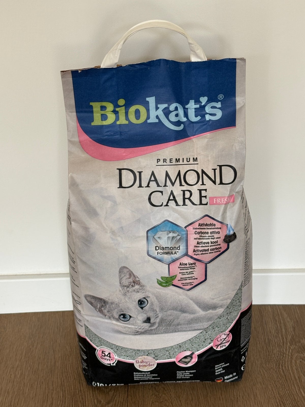 Biokat´s Diamond Care Fresh Kattenbakvulling 10 ltr nieuw!, Ophalen, Nieuw, Gesloten