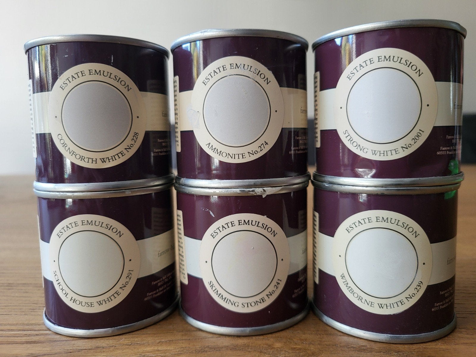 Farrow & Ball kleur monsters, Gebruikt, Wit, Ophalen of Verzenden, Verf