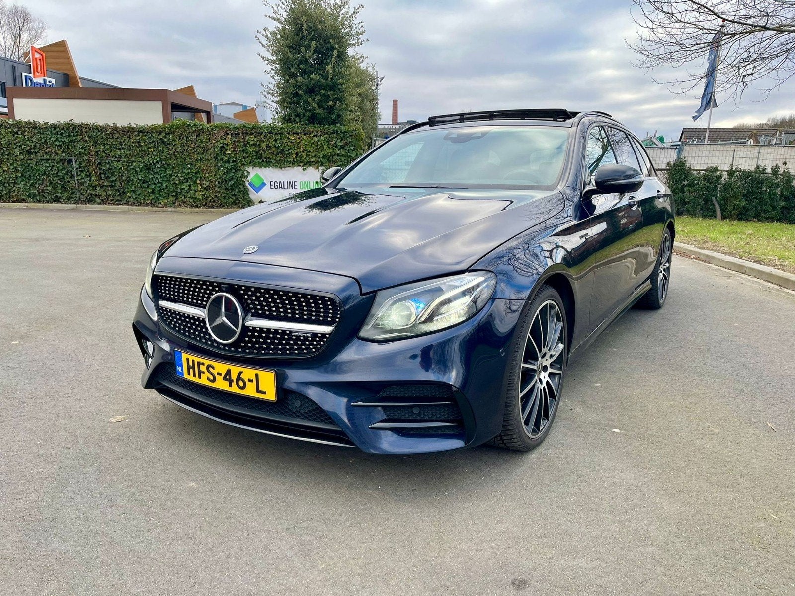 Mercedes-Benz E-Klasse E400d 340pk 9G-2018/19 BTW E53 AMG, 2925 cc, Blauw, 340 pk, Diesel