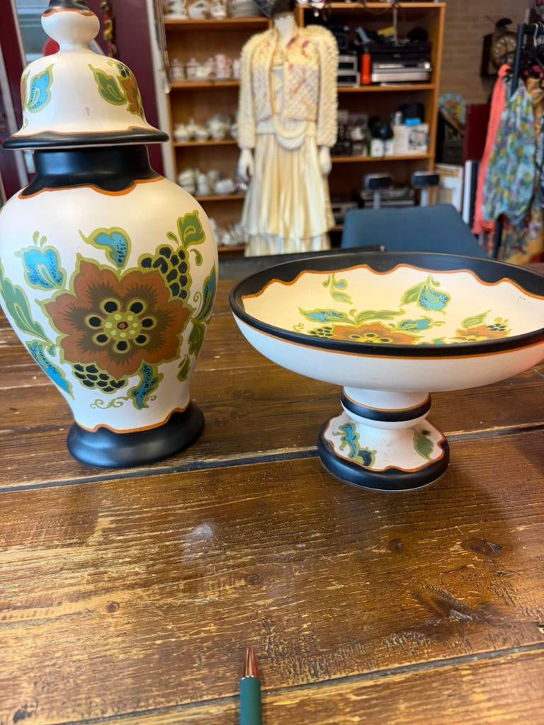 Modica gouda plateel set, Ophalen of Verzenden