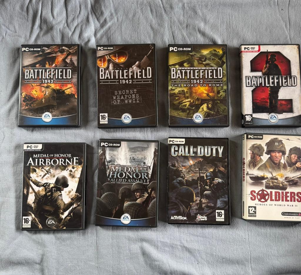 Bundel WW 2 games, Spelcomputers en Games, Games | Pc, Zo goed als nieuw, Avontuur en Actie, 1 speler, Vanaf 3 jaar, Ophalen of Verzenden