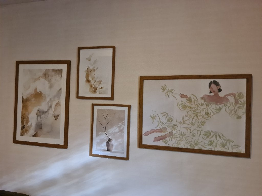 Schilderijen combinatie HOUT, Antiek en Kunst, Ophalen
