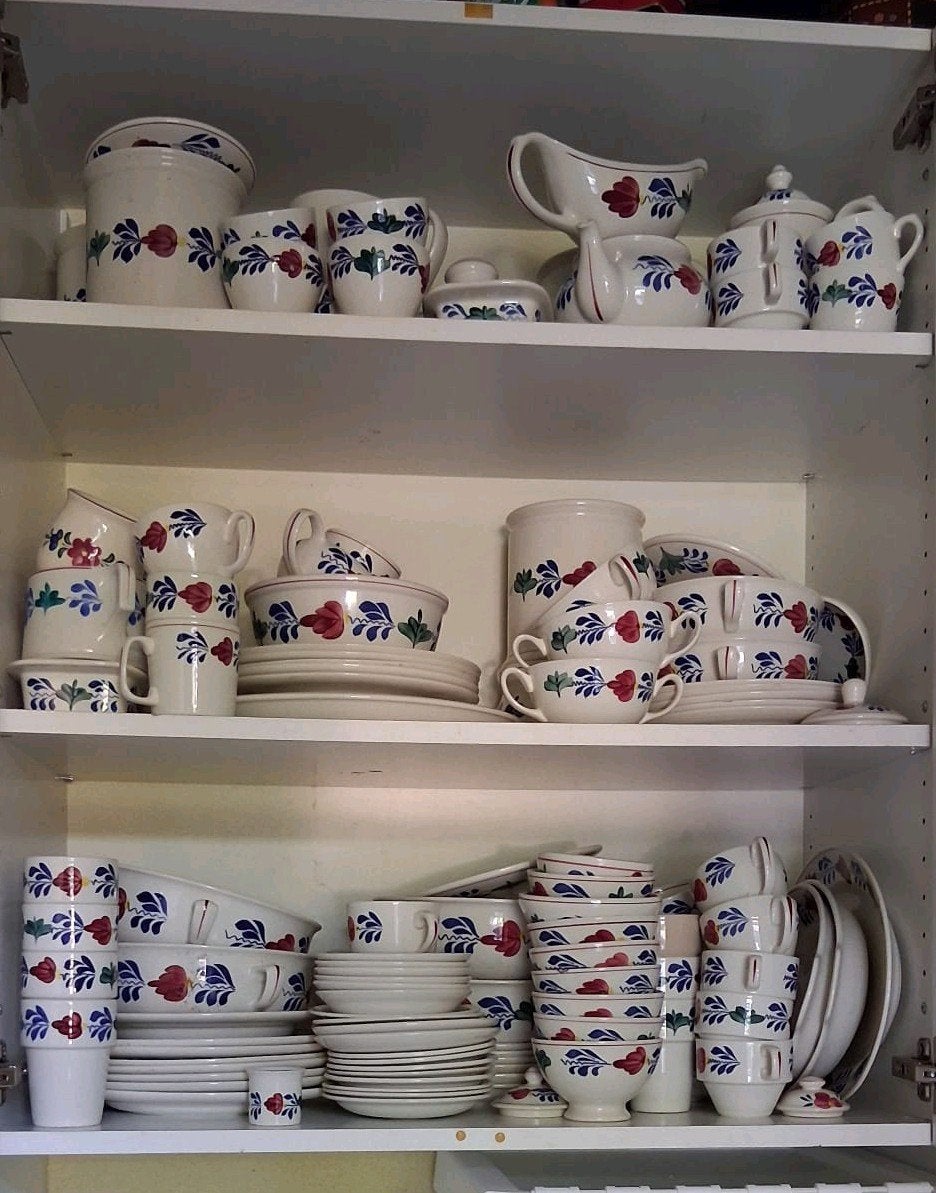 Boerenbond servies – diverse onderdelen, mooie set!, Ophalen