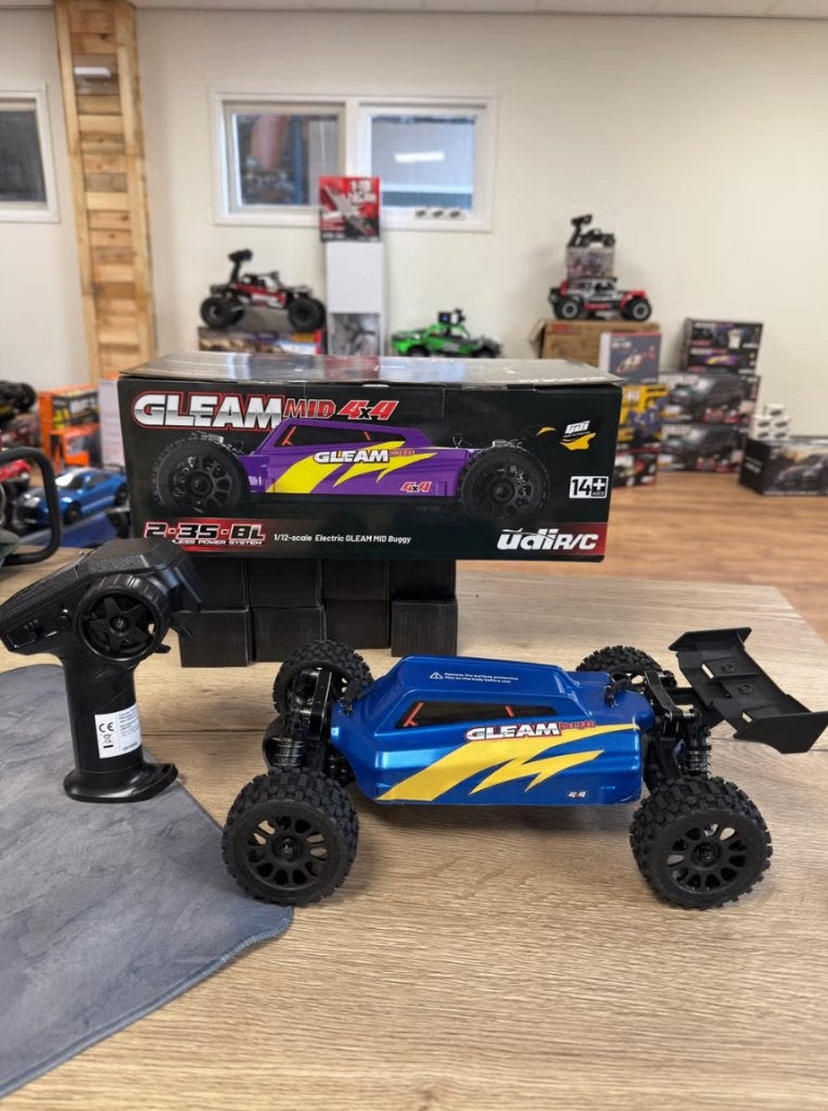 GLEAM 1/12 4WD brushless buggy incl accu lader rijklaar, Ophalen, ., Auto offroad, .
