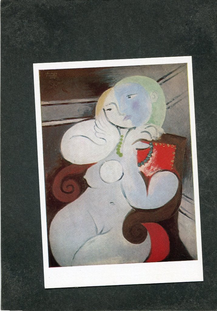 Ansicht Picasso - Nude woman in a red armchair, Verzenden, 1980 tot heden, Ongelopen