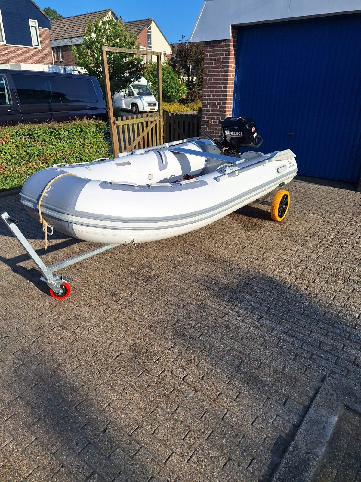 Zodiac Cadet 310 ALU rubberboot met 5pk 4takt motor, Watersport en Boten, Rubberboten, Ophalen, Peddels, Aluminium, Zodiac
