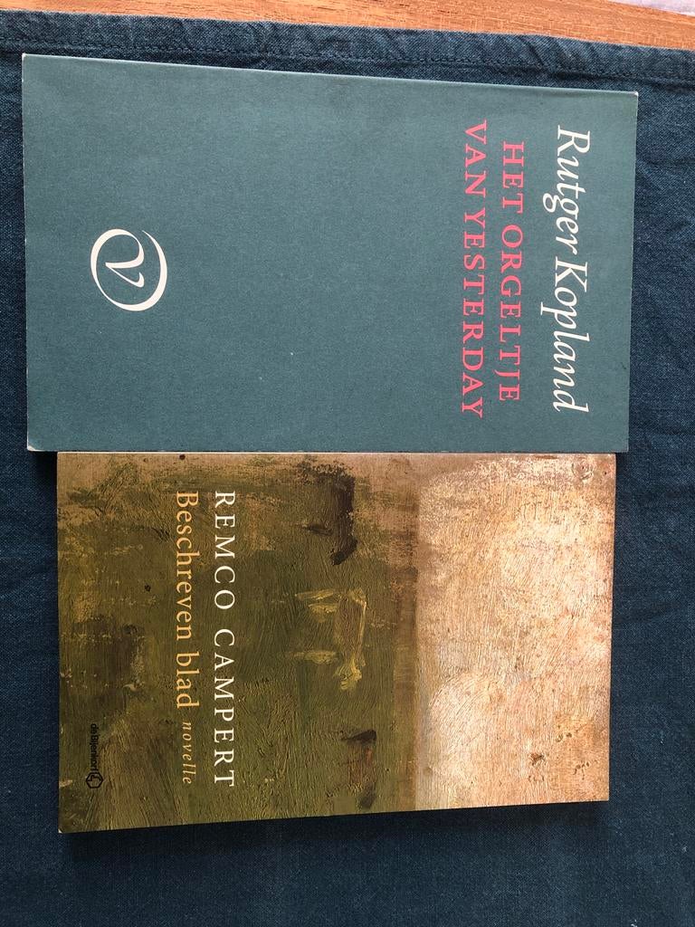 2 boeken: Het Orgeltje van Yesterday & Beschreven blad, Ophalen of Verzenden, Gelezen, Nederland