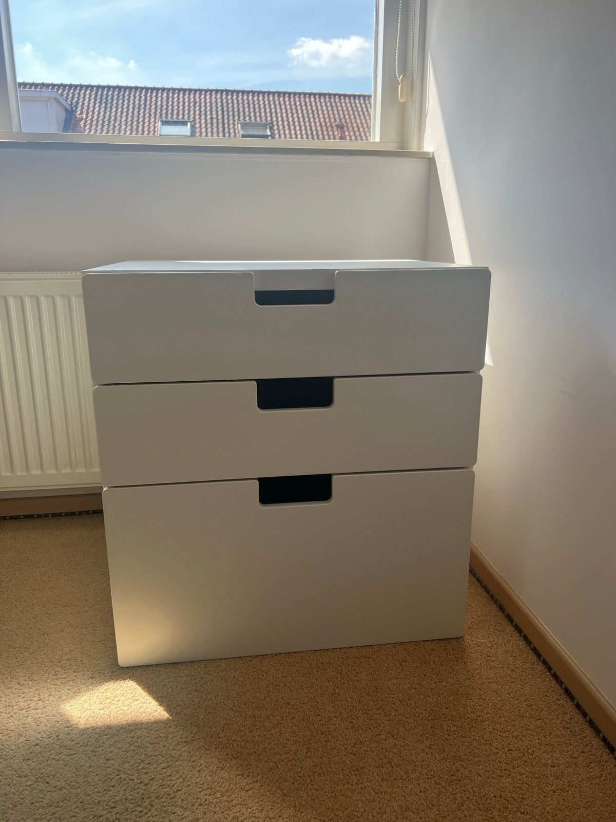 IKEA STUVA MALAD Ladekast met 3 laden - Wit, Ophalen, Minder dan 50 cm, Gebruikt, 3 of 4 laden