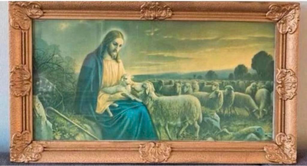 Schilderij / lijst religieus, Antiek en Kunst, Ophalen