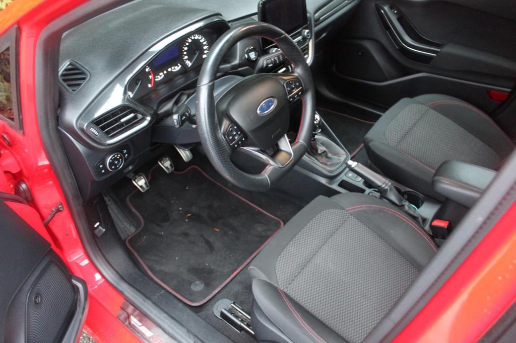 Ford Fiesta 1.0 EcoBoost ST-Line 95PK | Navigatie | Climate, Voorwielaandrijving, Stof, Gebruikt, 1064 kg