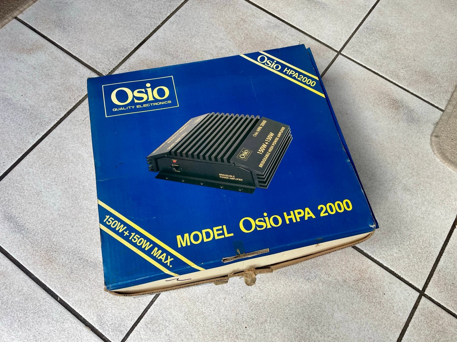 Osio HPA 2000 Bridgeable High Power Versterker 150W+150W, Overige merken, Gebruikt, Ophalen of Verzenden, 120 watt of meer