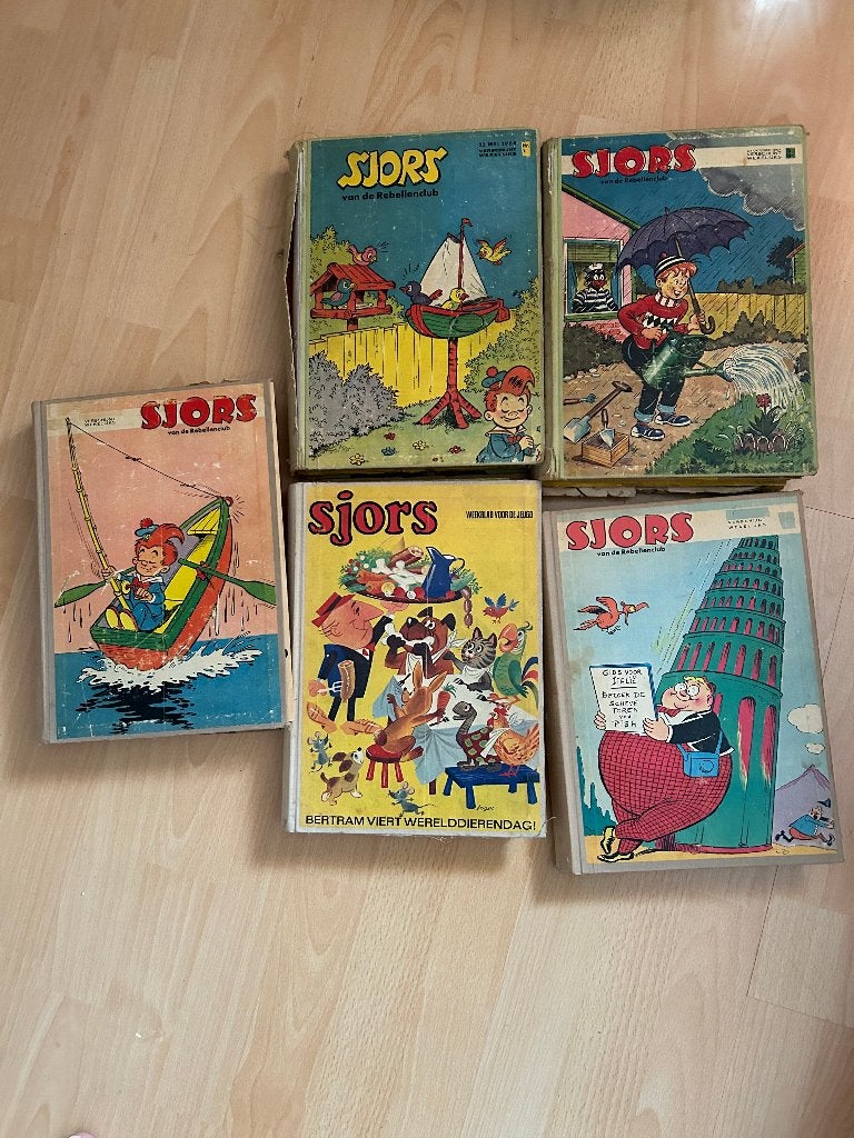 SJORS van de Rebellenclub, Meerdere stripboeken, Ophalen of Verzenden, Gelezen
