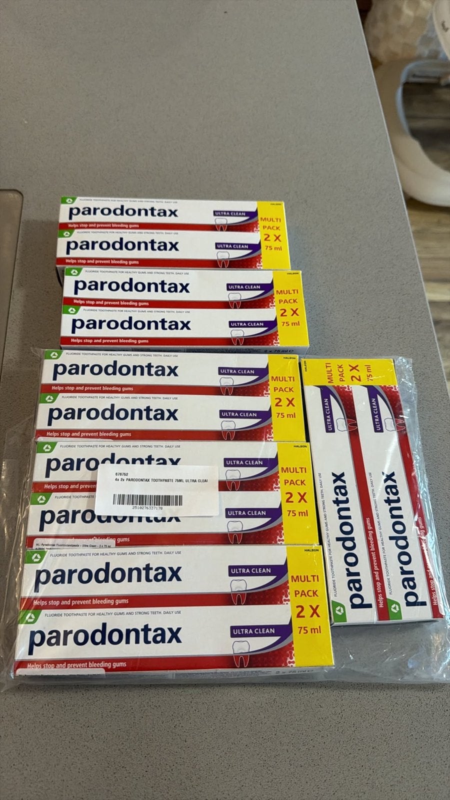 Parodontax Ultra Clean Tandpasta - 12x 75ml (6x Duopack), Ophalen of Verzenden, Nieuw, Tandpasta