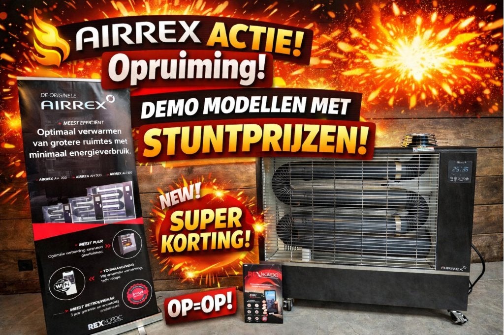 Airrex infrarood Heater Verwarming Kachel Diesel OPRUIMPRIJS, Hoog rendement (Hr), Rex Nordic, Nieuw, Mustanlahteentie 24 A - Finland
