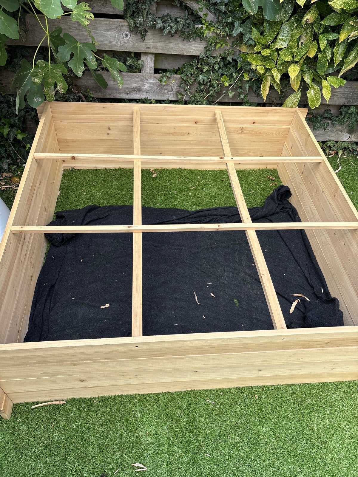 Houten Moestuinbak 140x140x40 cm - Ideaal voor uw tuin!, Ophalen, Zo goed als nieuw, Kweekbak