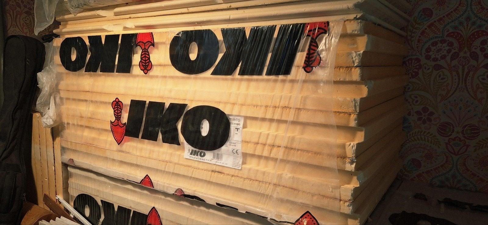 T.K. IKO Enertherm Alu PIR platen 100mmTG - Rd: 4,50, Doe-het-zelf en Verbouw, Ophalen, Dakisolatie, Nieuw, Hardschuim (Pir)