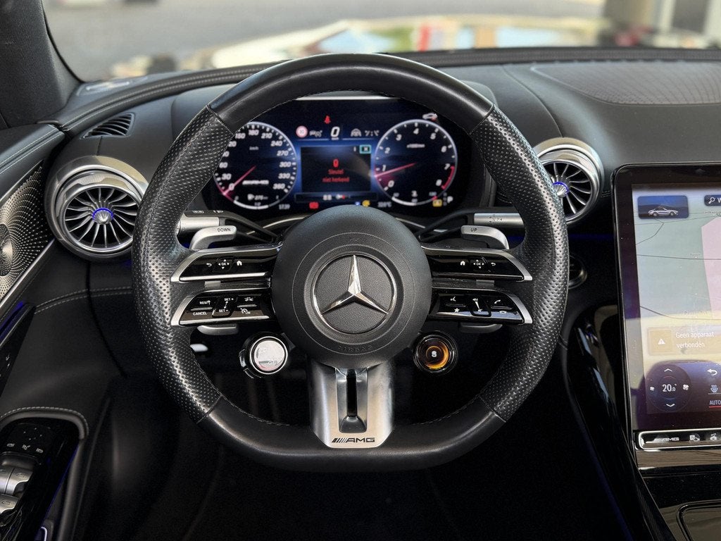 Mercedes-AMG SL-klasse Roadster 63 4MATIC+ 585pk | Massage |, Auto's, Automaat, Gebruikt, Cabriolet, Zwart