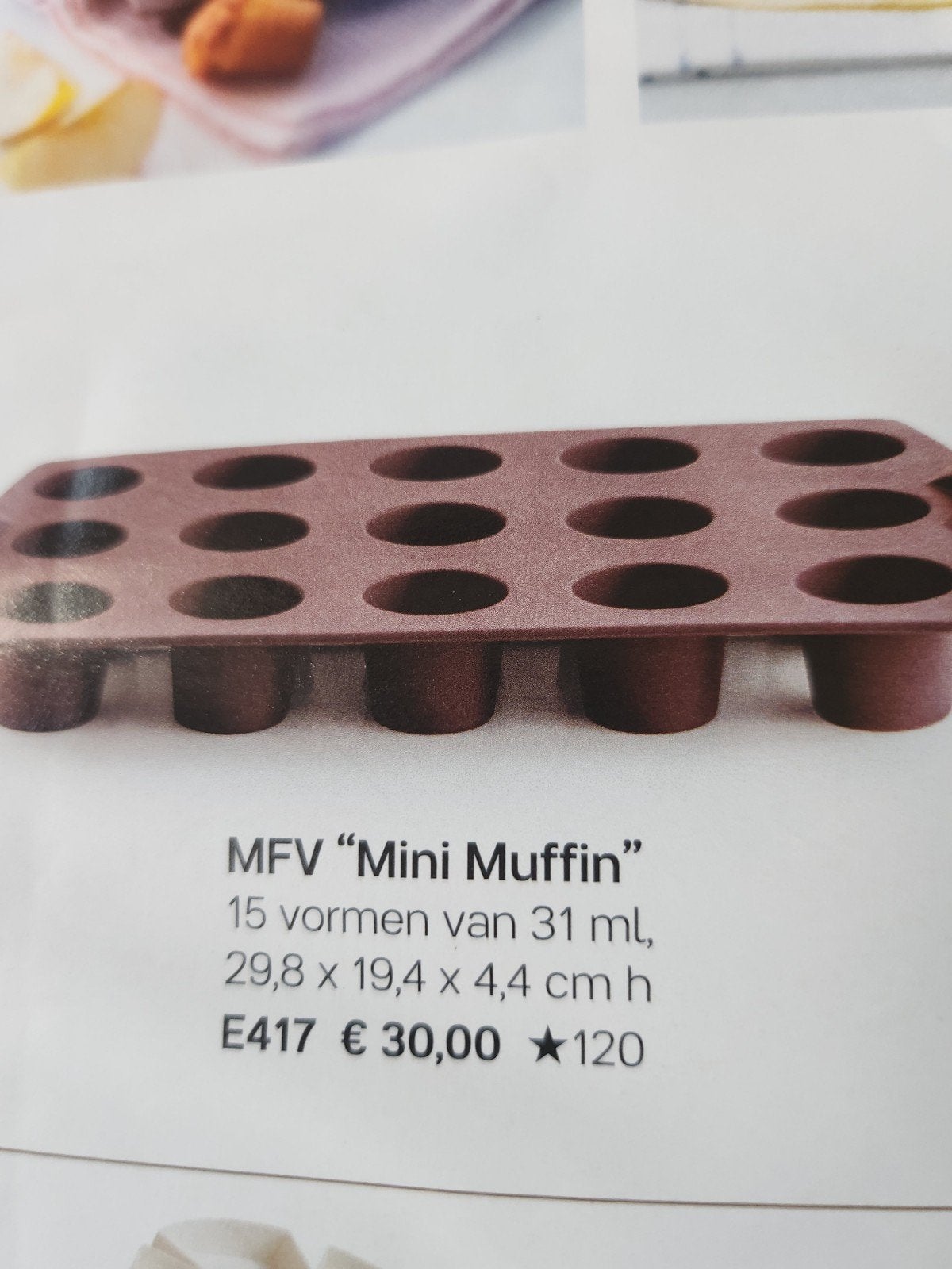 MFV Mini Muffin bakvorm - 15 vormen, Ophalen of Verzenden, Nieuw, Overige typen