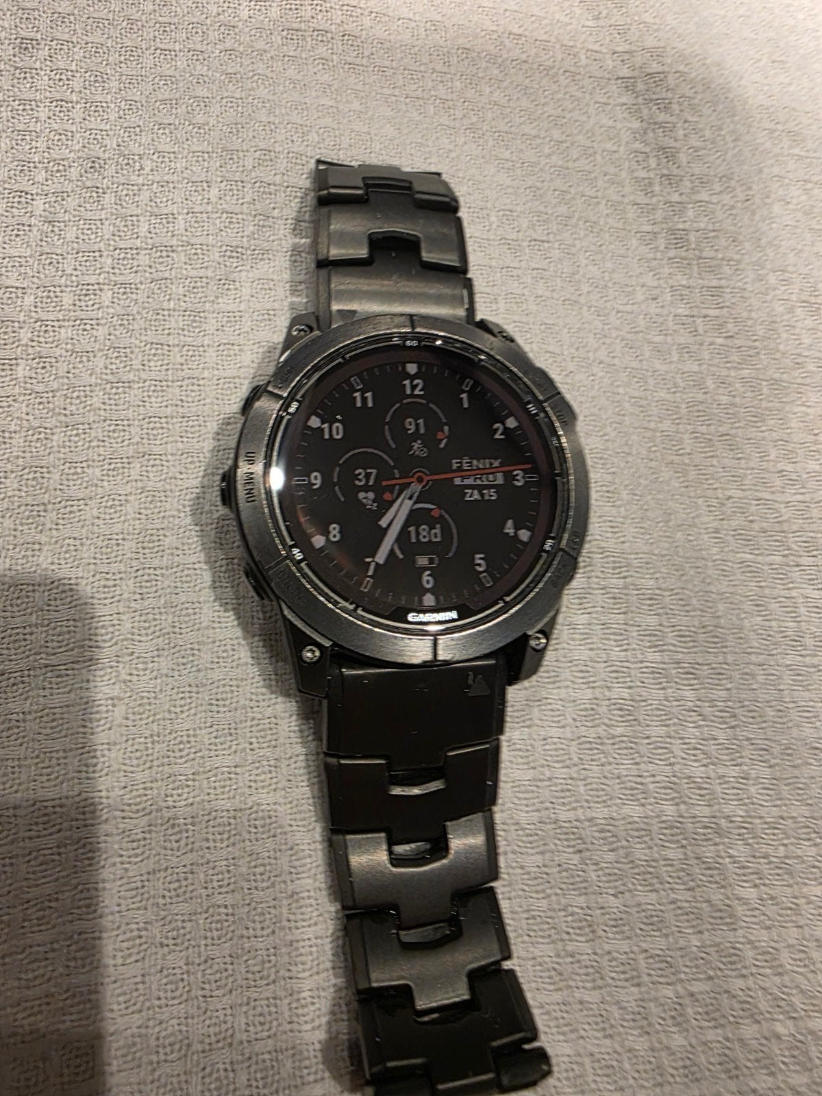 Garmin fēnix 7X Pro – Sapphire Solar Edition 51mm, Gebruikt, Garmin, Ophalen of Verzenden, Waterdicht