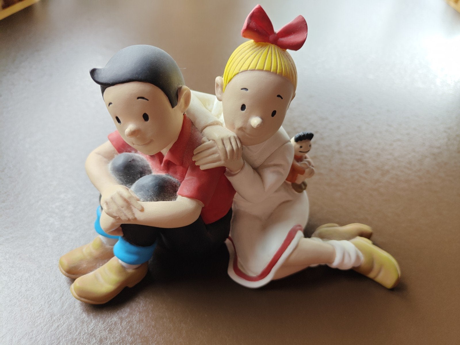 Suske en Wiske / Bob & Bobette beeldje SW01 1997, Verzamelen, Poppetjes en Figuurtjes, Zo goed als nieuw, Ophalen