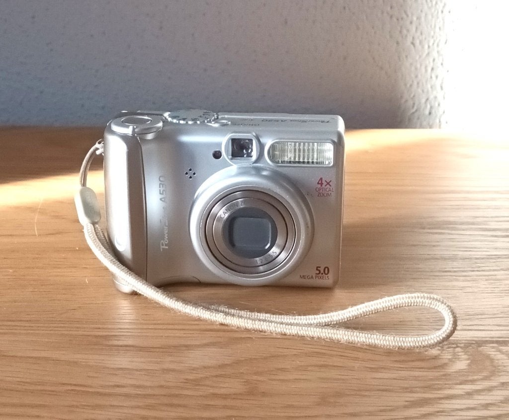Canon PowerShot A530, Ingebouwde flitser, Gebruikt, Canon, Ophalen of Verzenden