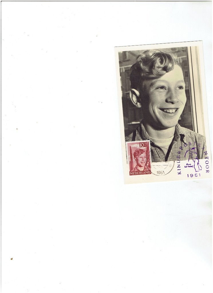 Nederland maximumkaart kinderpostzegel 1951, Ophalen of Verzenden, Gestempeld