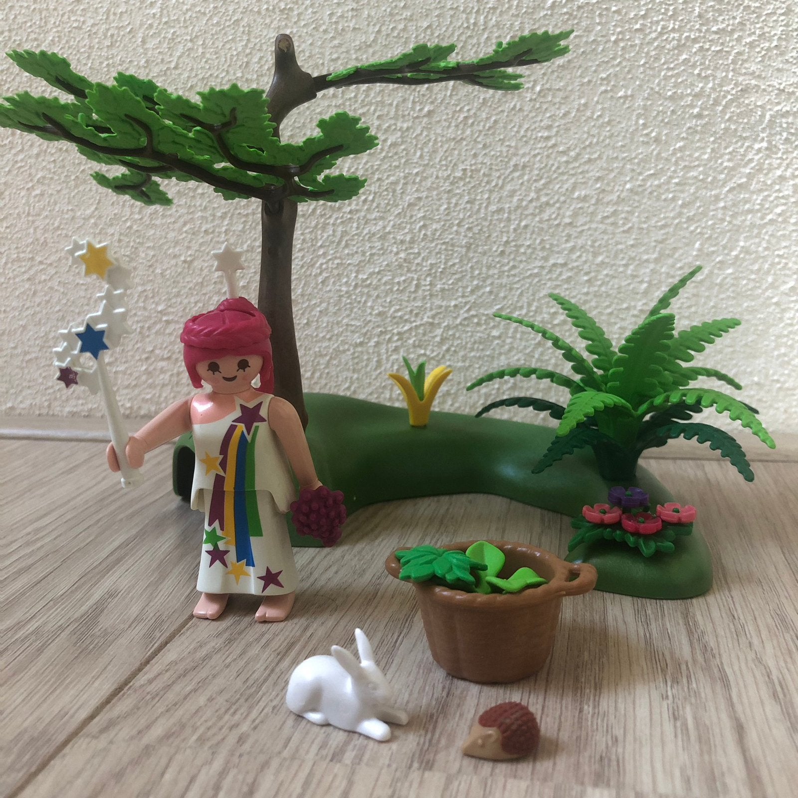 Playmobil 4676 Toverfee in het bos met konijn en egel., Ophalen of Verzenden, Zo goed als nieuw