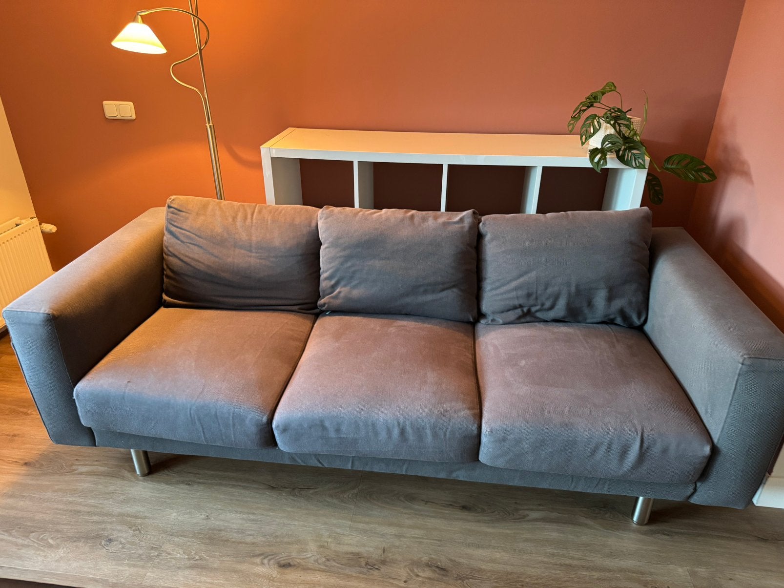 IKEA driezitsbank Norsborg, Huis en Inrichting, Ophalen, Gebruikt, 150 tot 200 cm, Driepersoons