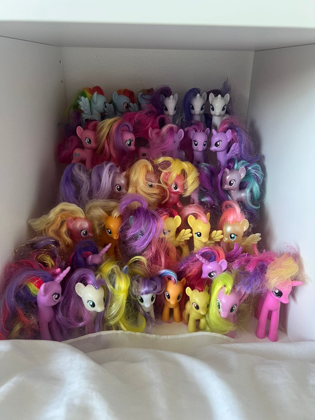 Grote partij my little pony figuren knuffel poppetjes, Ophalen of Verzenden, Zo goed als nieuw