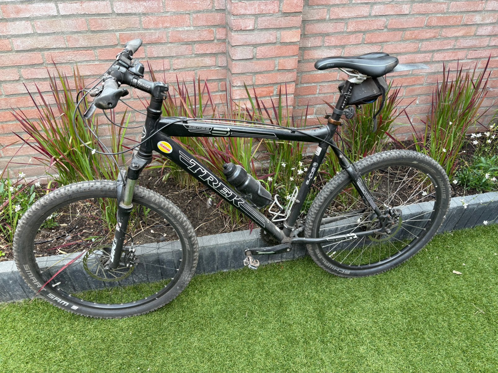 Izgst. Trek mountain bike kleur zwart/grijs, Versnellingen, Zo goed als nieuw, Schijfrem, 53 tot 57 cm