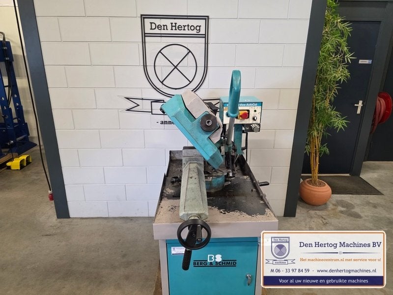 Bandzaagmachine rond 220mm semi halfautomaat daalcilinder, Doe-het-zelf en Verbouw, Ophalen, Gebruikt, BS, 30 tot 70 mm
