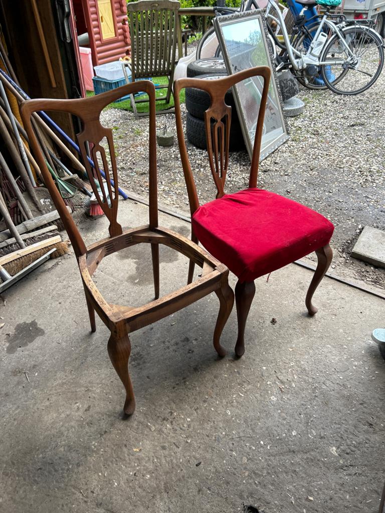 Antieke stoelen (2 stuks) - Project of restauratie, Ophalen