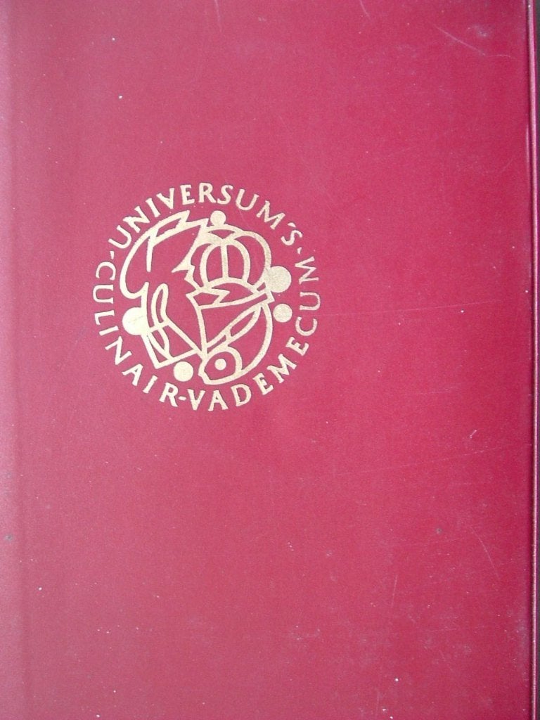 Universum's culinair vademecum. Als nieuw., Boeken, Ophalen of Verzenden, Zo goed als nieuw, Vegetarisch