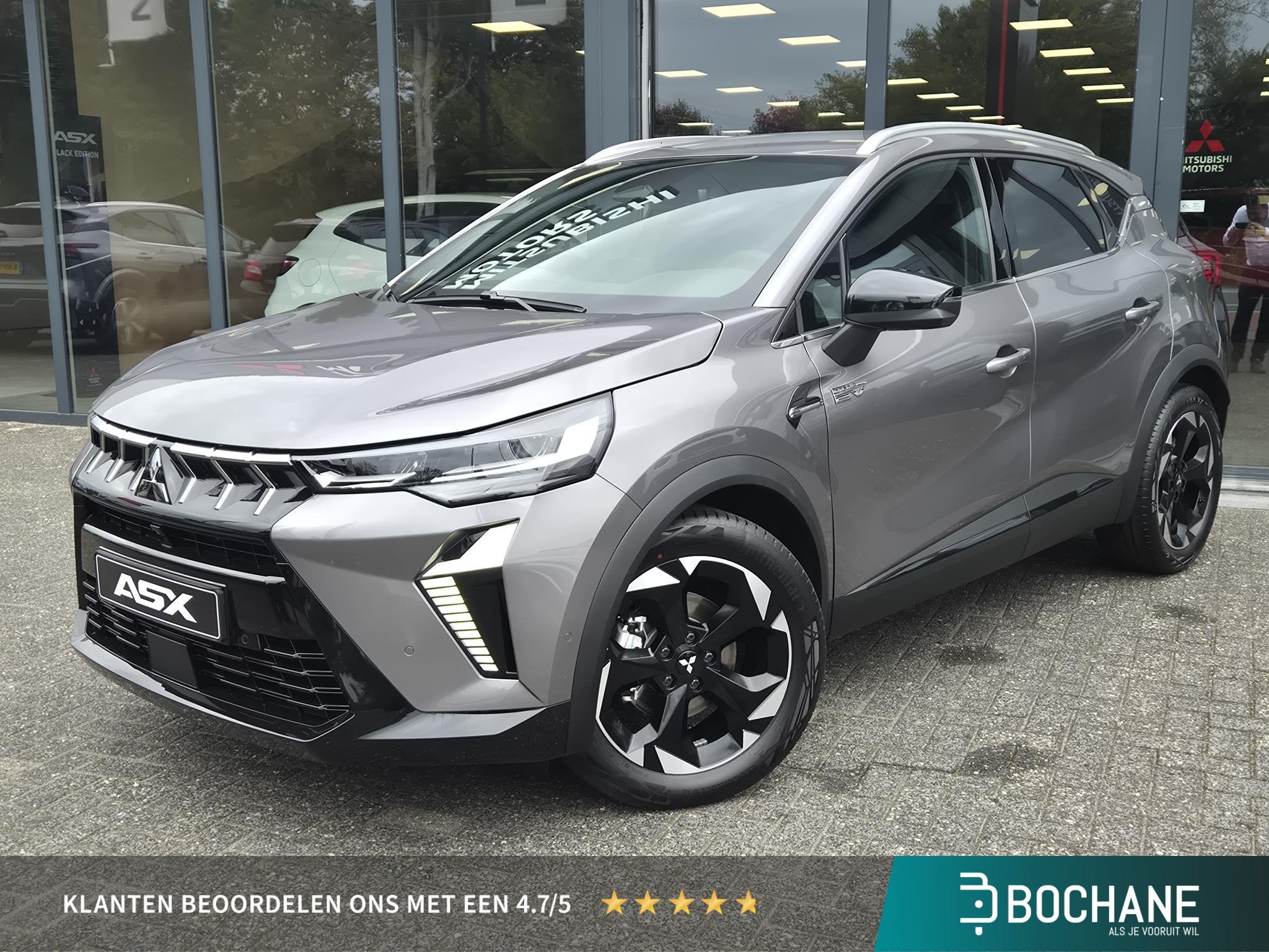 Mitsubishi ASX 1.8 HEV AT Executive | Built-in Google | Navi, Auto's, Stof, 4 cilinders, Met garantie (alle), Verwarmde buitenspiegels