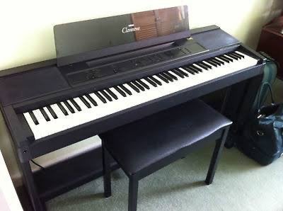 Yamaha clavinova cvp 6, Ophalen, Zwart, Digitaal, Zo goed als nieuw