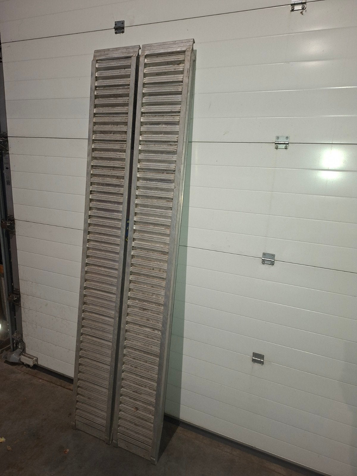aluminium rijplaten, Ophalen