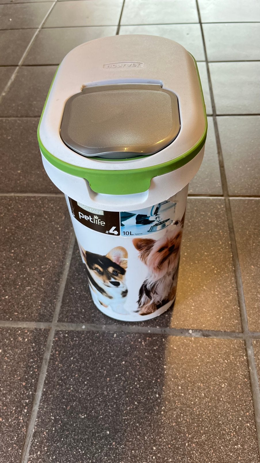 Honden container 10 liter, Dieren en Toebehoren, Hondenvoerbakken en Drinkbakken, Ophalen, Zo goed als nieuw