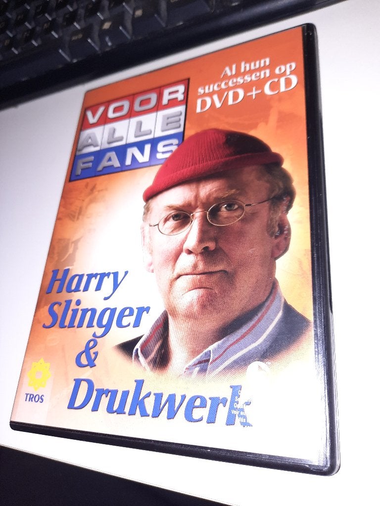 DVD CD Harry Slinger & Drukwerk – Voor Alle Fans, Alle leeftijden, Ophalen, Zo goed als nieuw