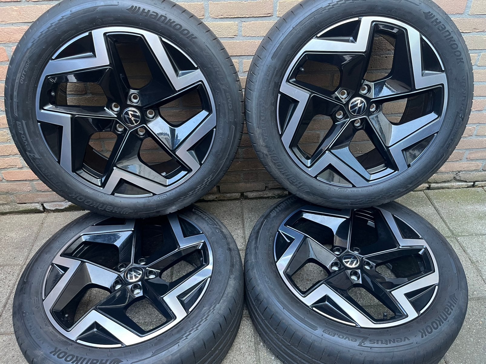 NIEUWE 19” orig VW Tiguan of Audi Q3 Hankook zomerset., 19 inch, 255 mm, Banden en Velgen, Nieuw